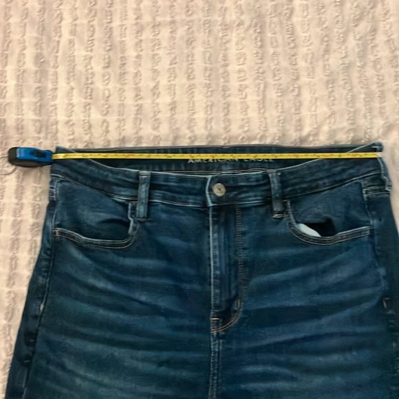 These are American Eagle jeans, size 14, long and high waisted - Picture 9 of 10